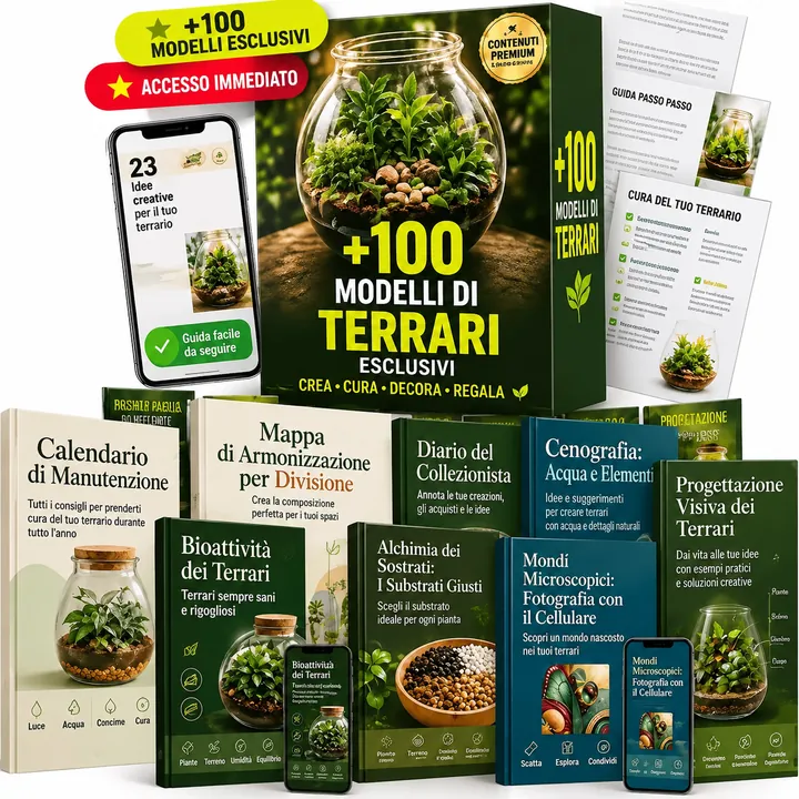 Mockup della Guida ai Terrarium